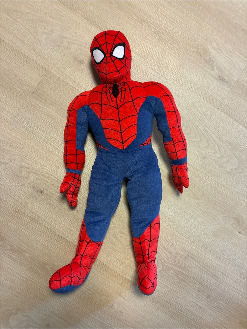 Red & Blue Spider-Man Kids Costume Plush Figure 27.5”